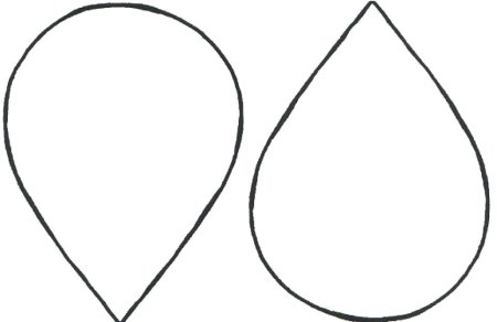 Лепестки ромашки для аппликации