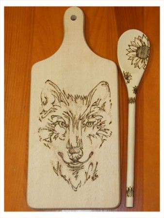 Выжигание на доске