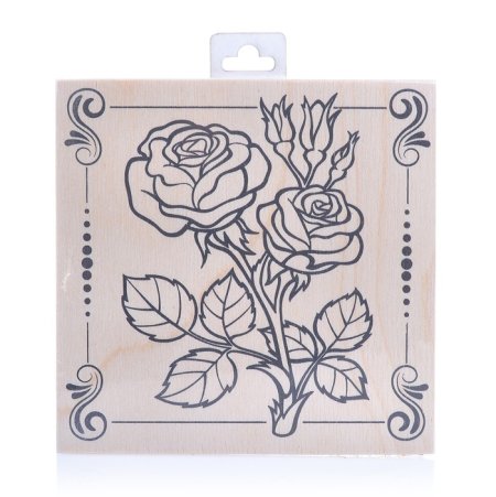 Цветы для выжигания на фанере