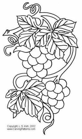 Виноград для выжигания