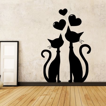 Декор кошка на стену