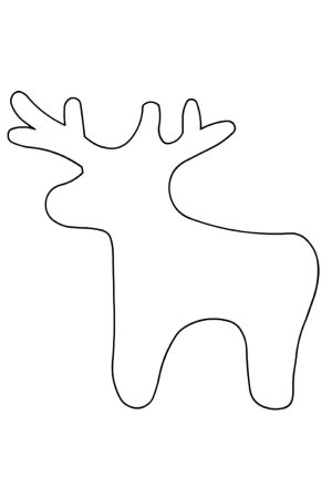 Шаблоны саней Деда Мороза из картона