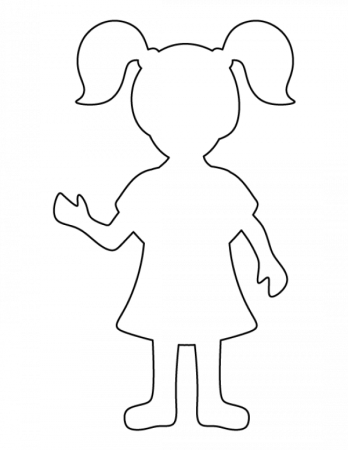 Силуэт куклы