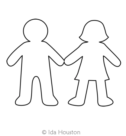 Фигурки детей для вырезания