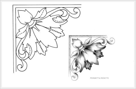 Узоры для выжигания на шкатулке