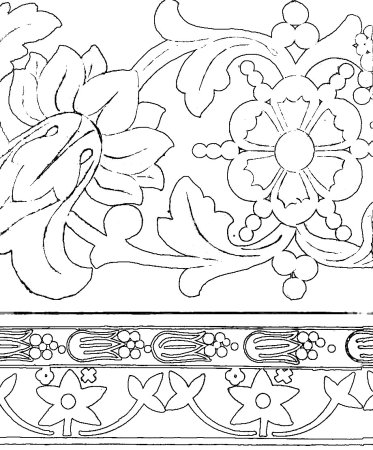 Хохлома трафарет