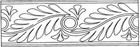 Семеновская Матрешка трафарет