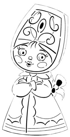 Белка с орешками из сказки о царе Салтане