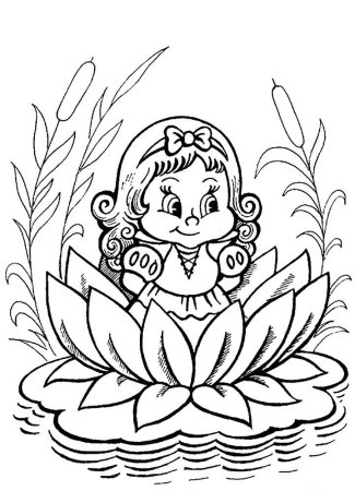 Раскраски для детей сказочные персонажи