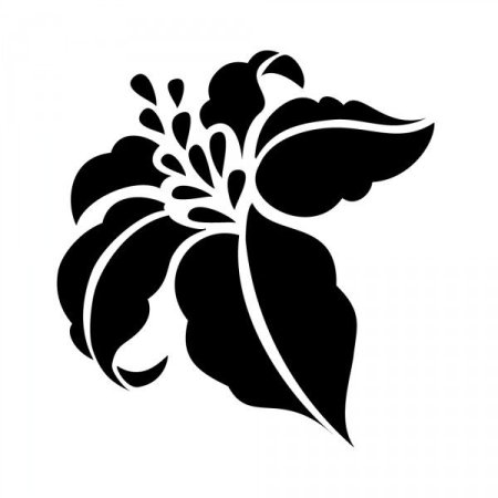 Трафареты цветов для декора простые