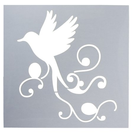 Трафареты для декора стен птицы