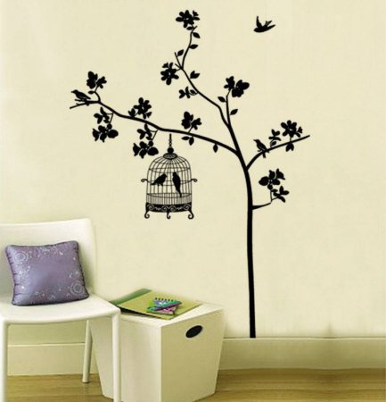 Трафареты для покраски стен дерево