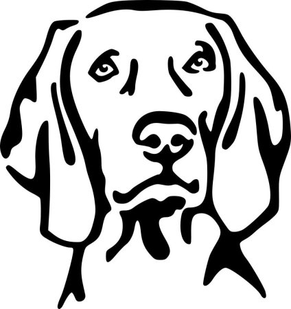 Собака для выжигания по дереву