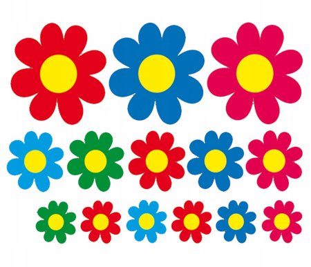 Цветочки для аппликации