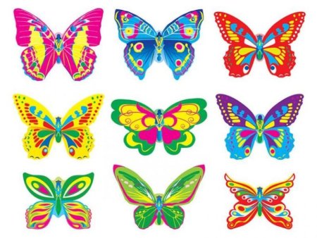 Бабочки для вырезания