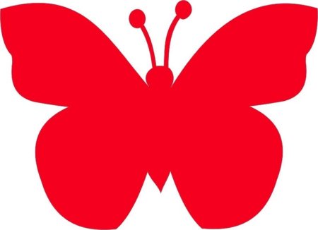 Трафареты бабочки