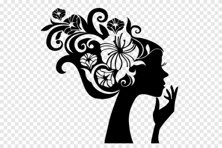 Силуэт женской прически