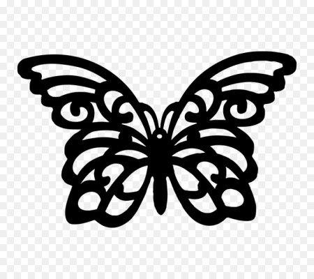 Трафареты бабочки