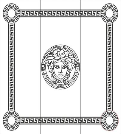 Версаче узор для пескоструй