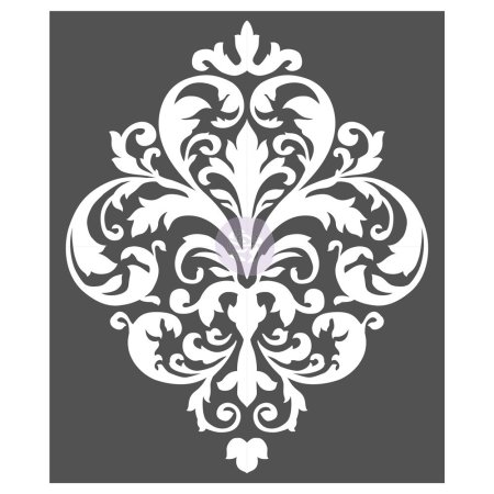 Трафареты Дамаск для стен