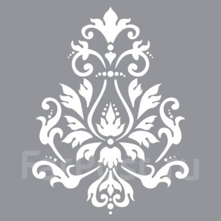 Трафаретные узоры на мебели