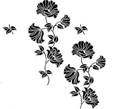 Трафарет для нанесения рисунка на стену