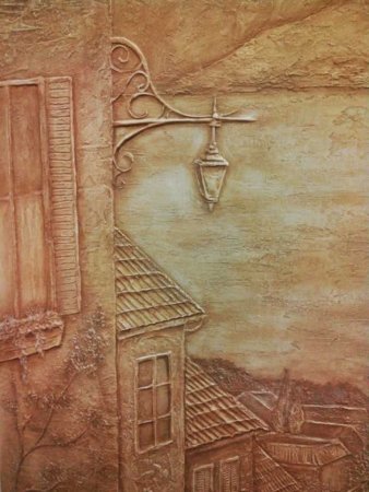 Панно из декоративной штукатурки