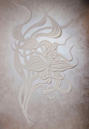 Барельеф цветок Юлия Быковская