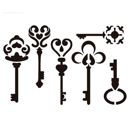 Контур ключа для вырезания