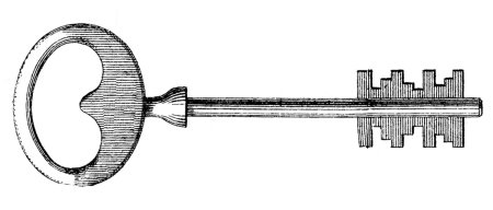 Картинка ключик для детей раскраска