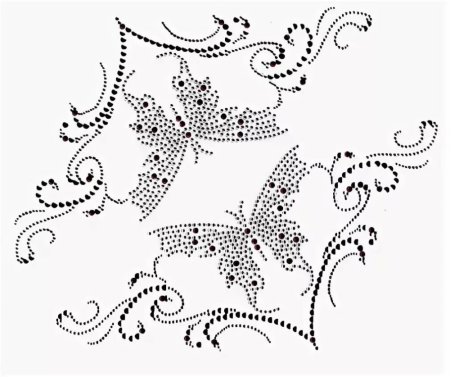 Точечная роспись схемы