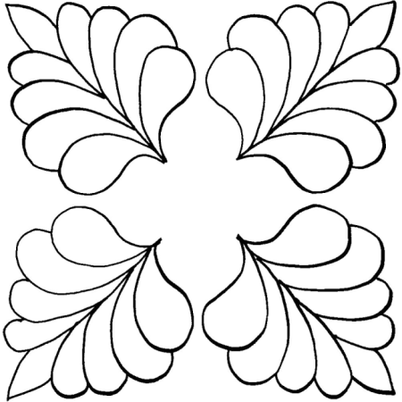 Трафарет для стёжки