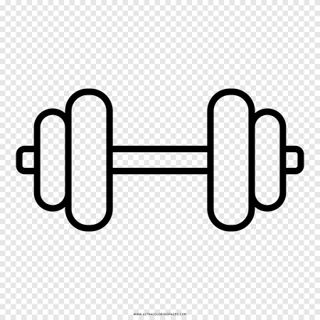 Гантели шаблон