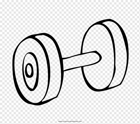 Гантели раскрасить
