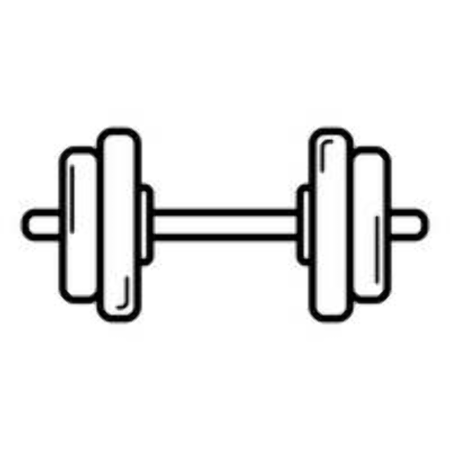 Гантели раскраска для детей