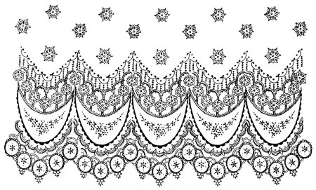 Нарисованное кружево