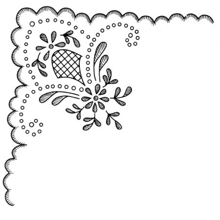 Узоры для вышивки Ришелье