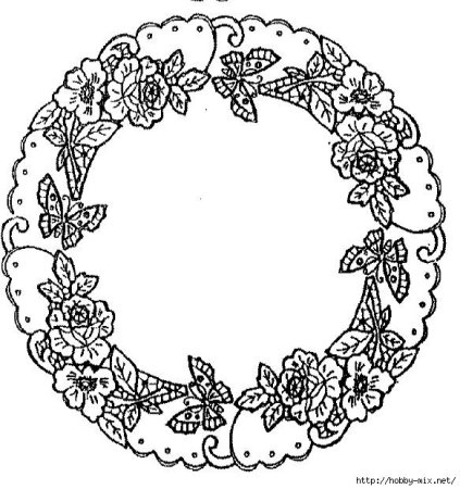 Схема точечной росписи Ришелье