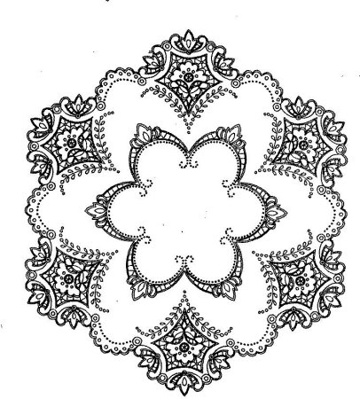 Точечная роспись Ришелье