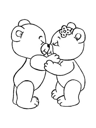 Раскраска любовь