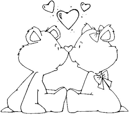 Раскраски на день Святого Валентина