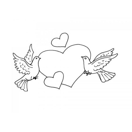 Раскраска любовь