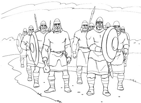 Богатырь силуэт