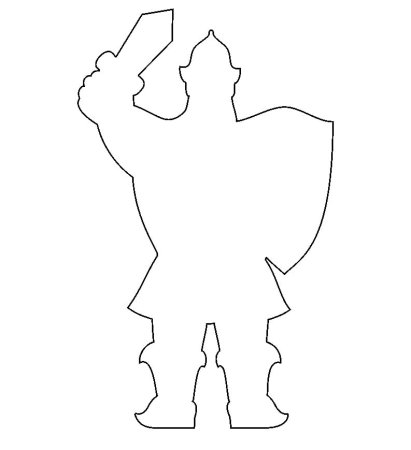 Богатыри. Раскраска