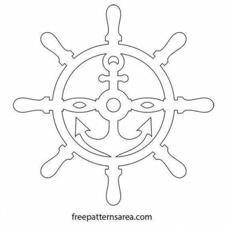 Штурвал корабля эскиз