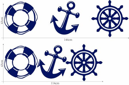 Якорь и штурвал