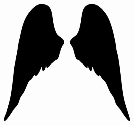 Крылья силуэт