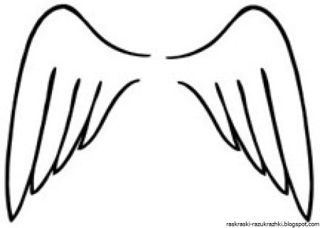 Крылья ангела тату эскиз