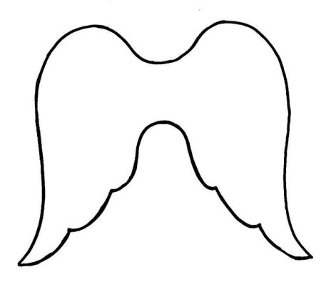 Крылья контур