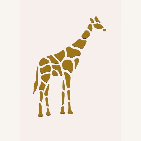 Жираф рисунок раскраска